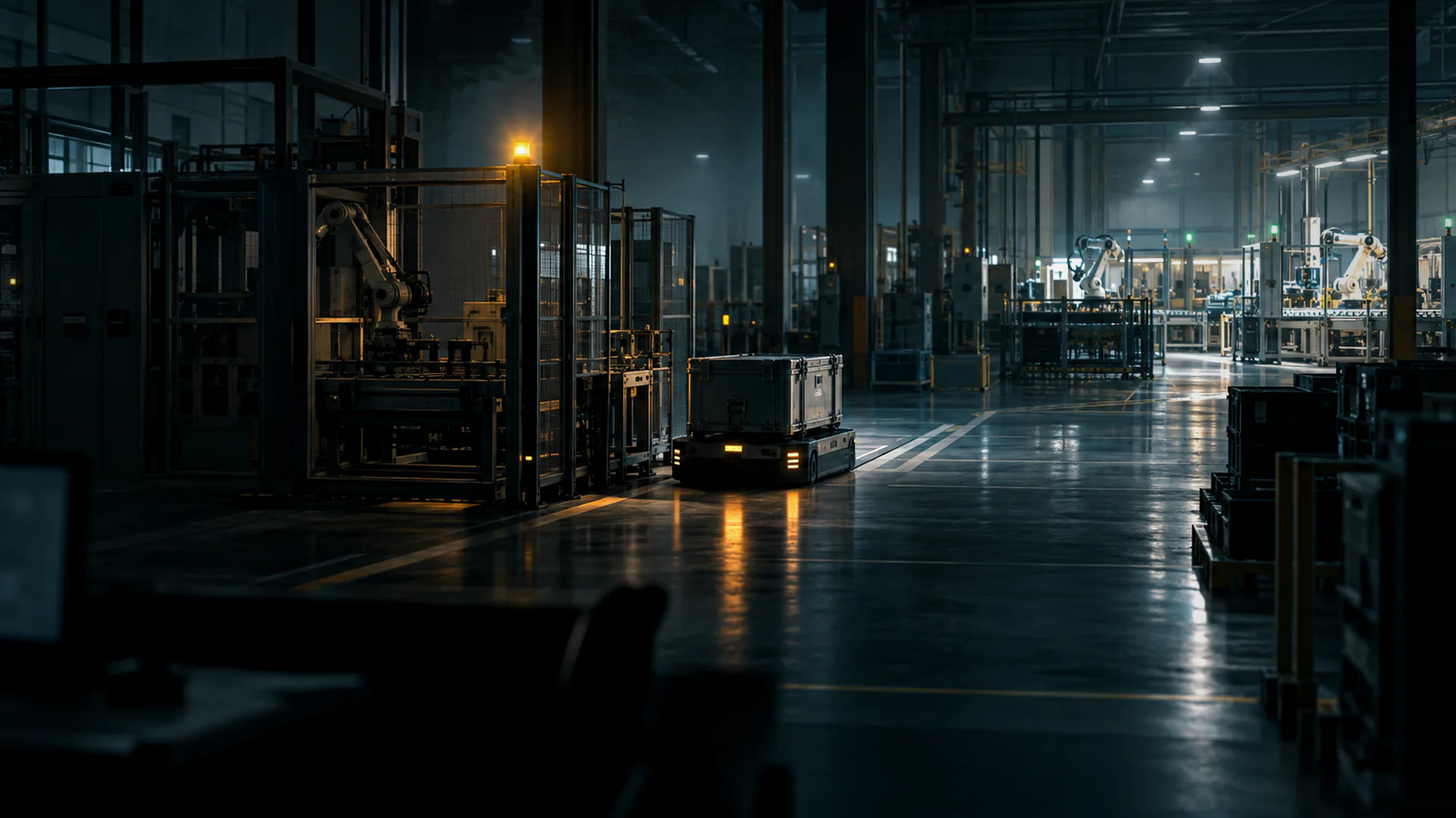 An autonomous production agent rerouting a critical order between factories